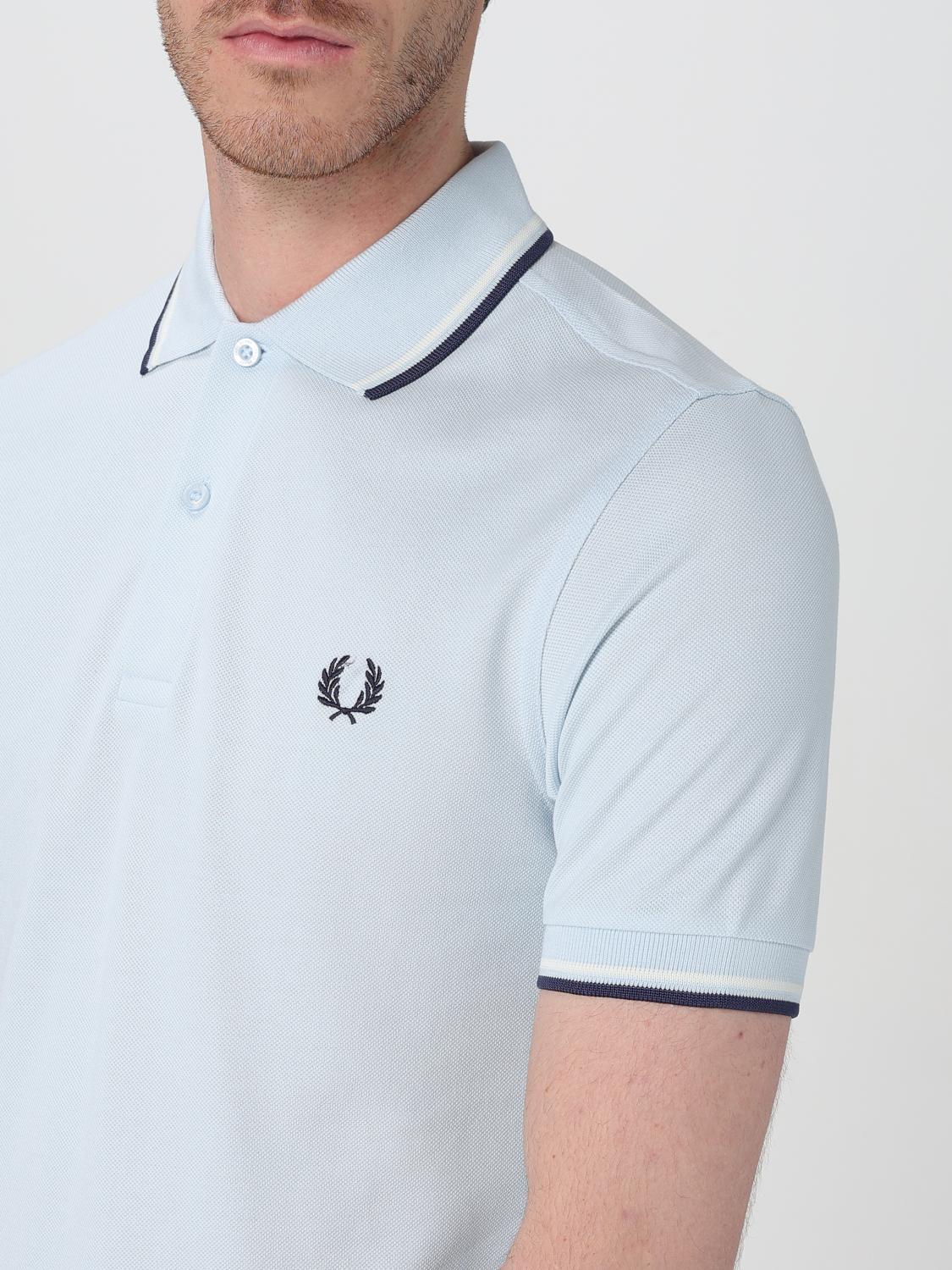 FRED PERRY POLO: Camiseta hombre Fred Perry, Celeste - Img 3