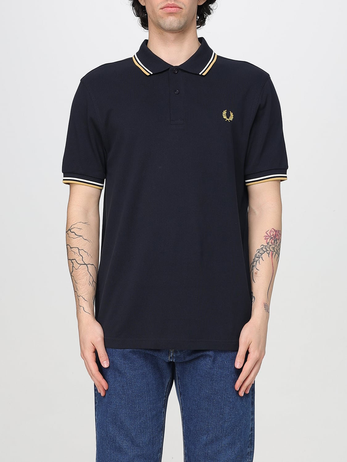 FRED PERRY POLO: Camiseta hombre Fred Perry, Crudo - Img 1