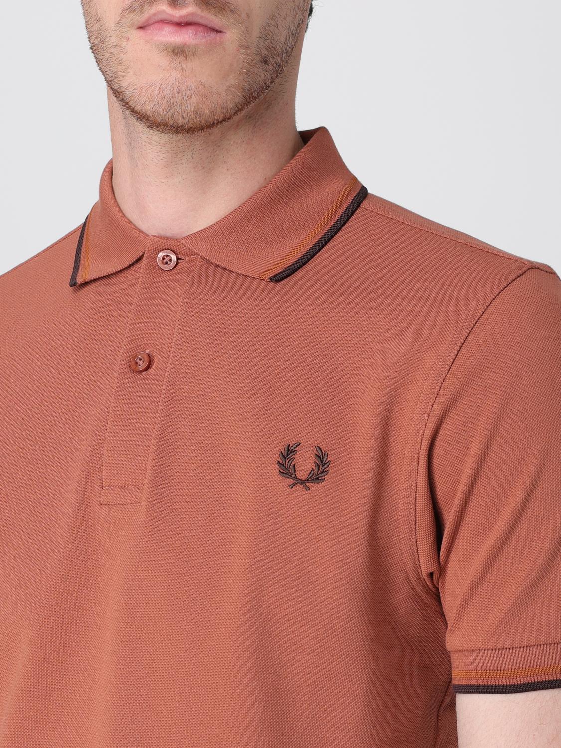 FRED PERRY POLO: Camiseta hombre Fred Perry, Marrón - Img 3