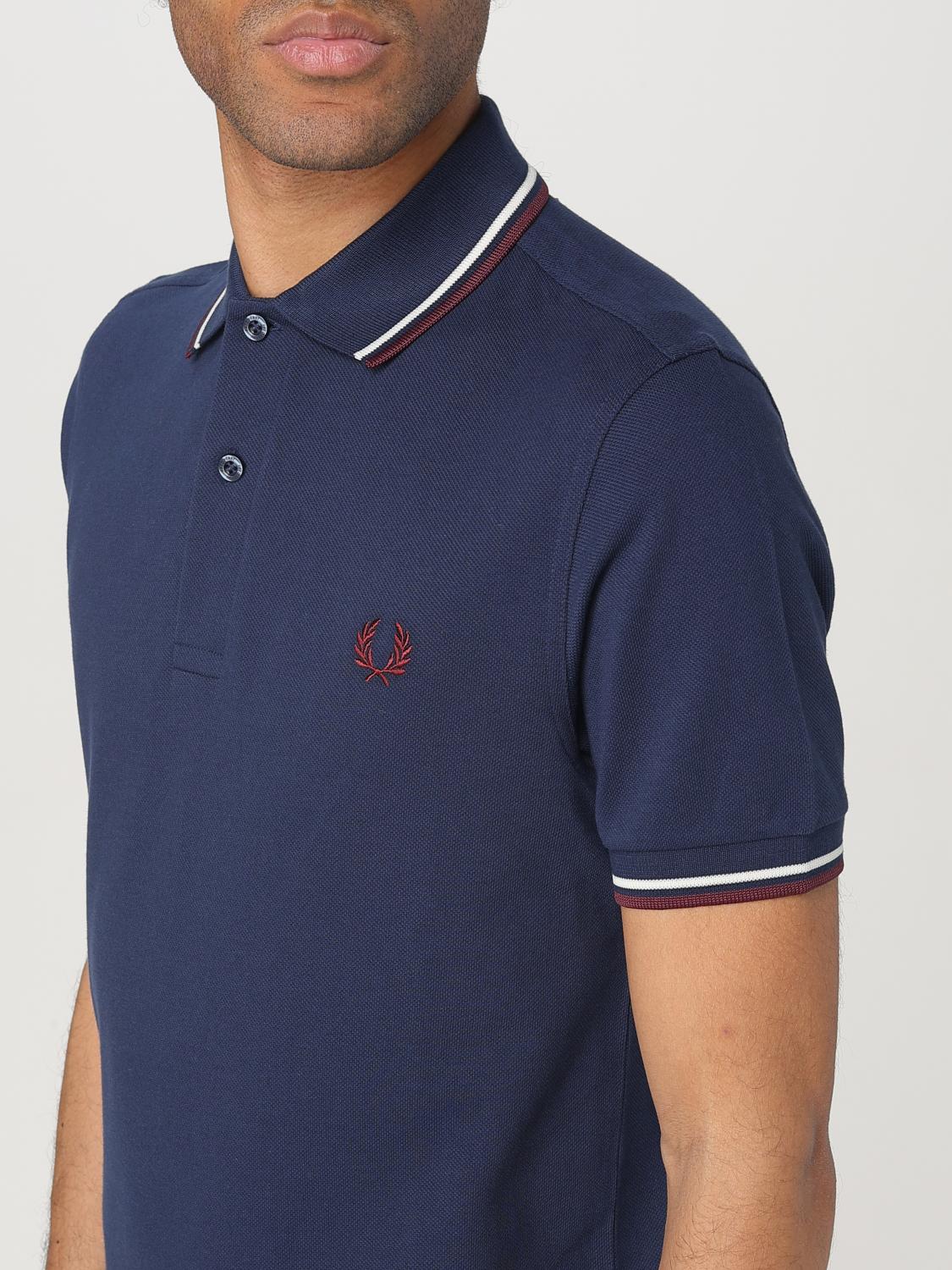 FRED PERRY POLO: Camiseta hombre Fred Perry, Azul Oscuro 3 - Img 3