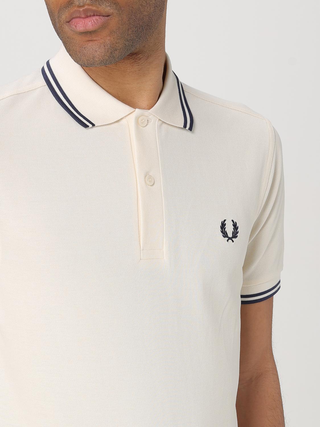 FRED PERRY POLO: Camiseta hombre Fred Perry, Blanco 1 - Img 3