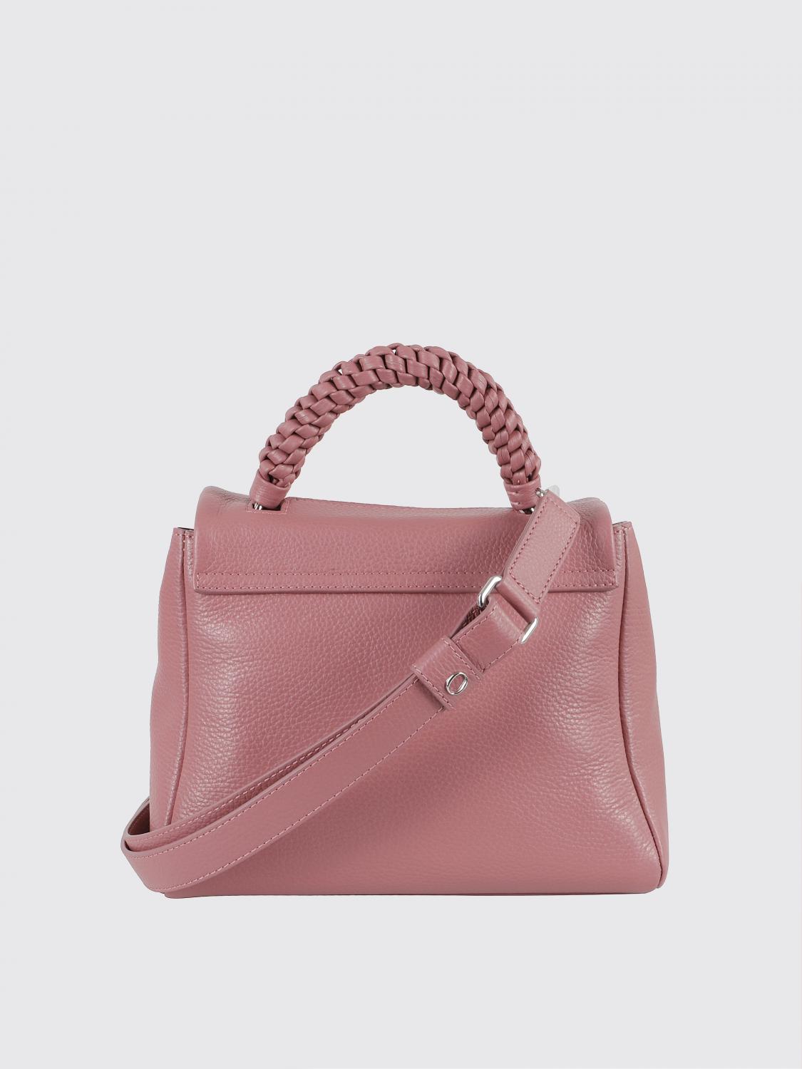 ORCIANI BORSA A MANO: Borsa Sveva Orciani in pelle martellata , Ciclamino - Img 2