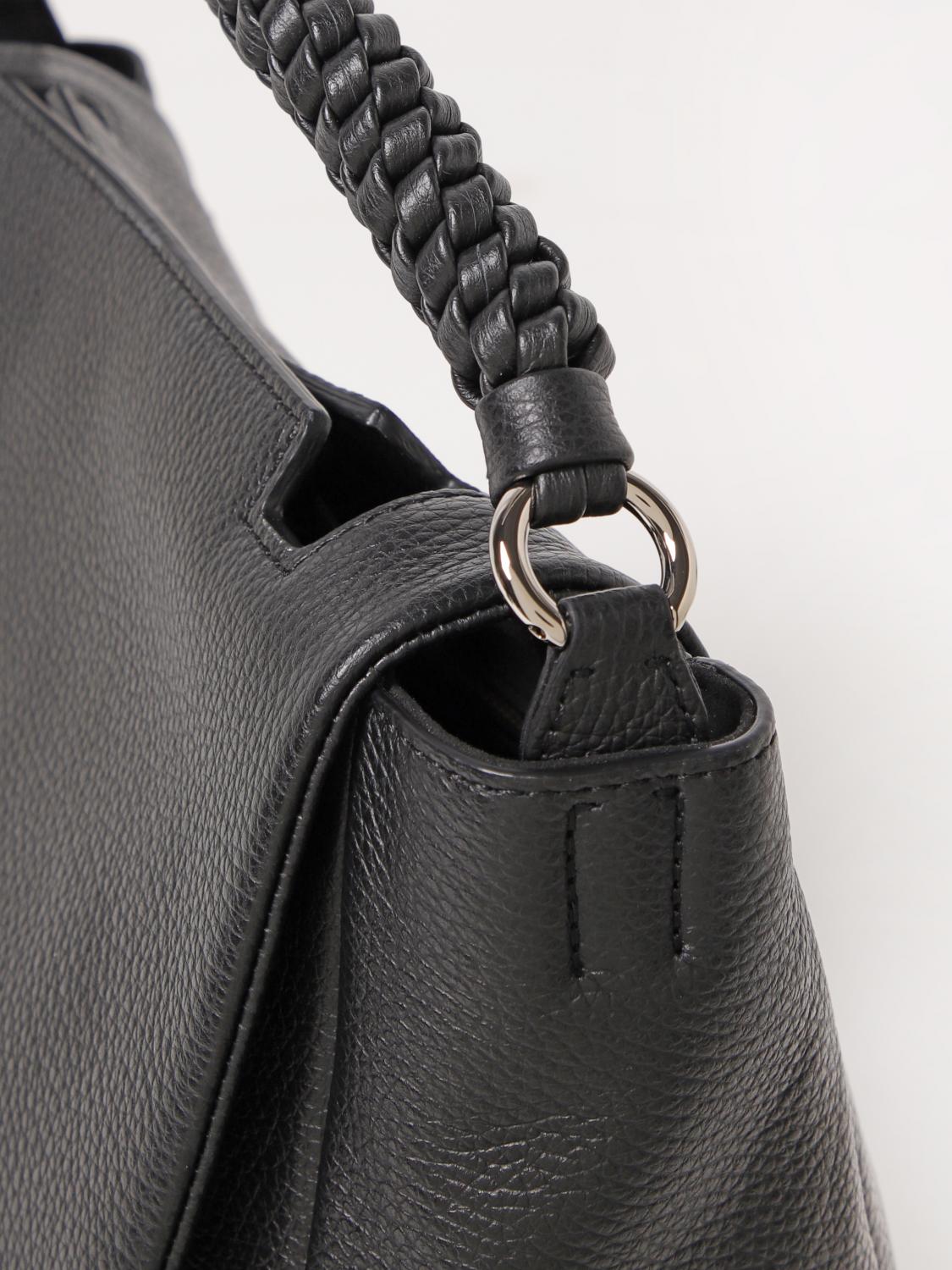 ORCIANI BORSA A MANO: Borsa Sveva Orciani in pelle martellata , Nero - Img 3