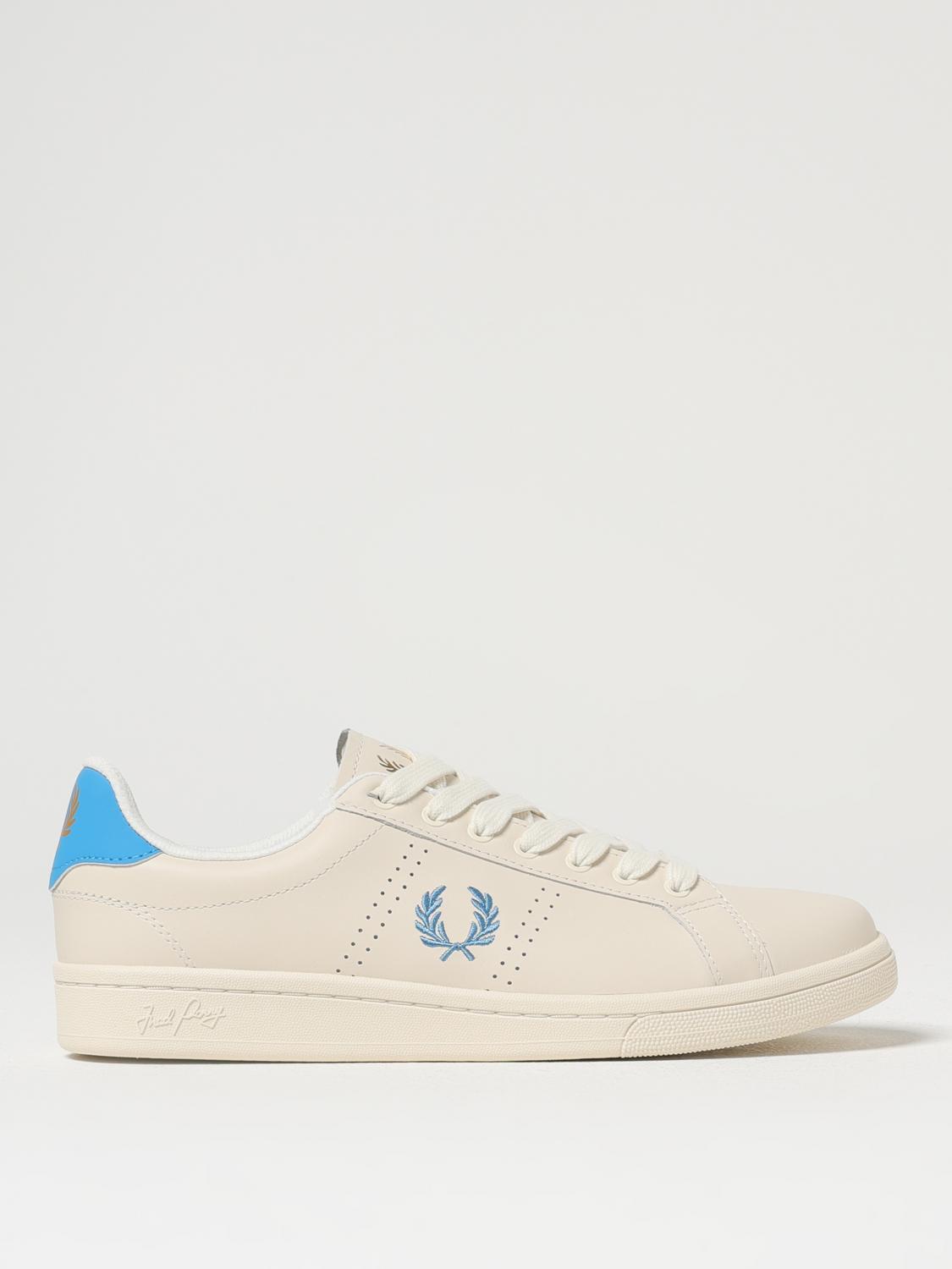 FRED PERRY SNEAKERS: Sneakers Fred Perry in pelle , Giallo - Img 1