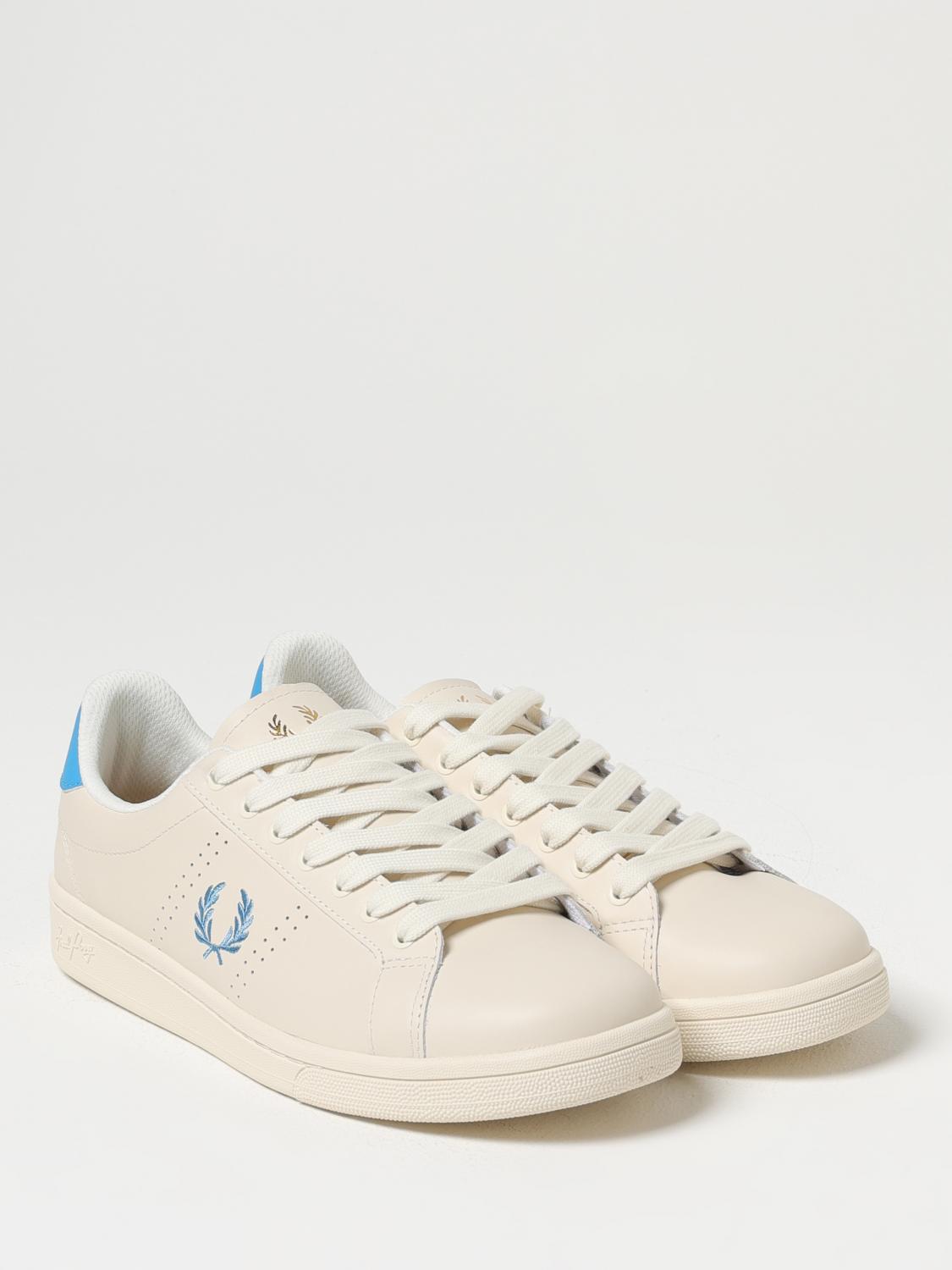 FRED PERRY SNEAKERS: Sneakers Fred Perry in pelle , Giallo - Img 2