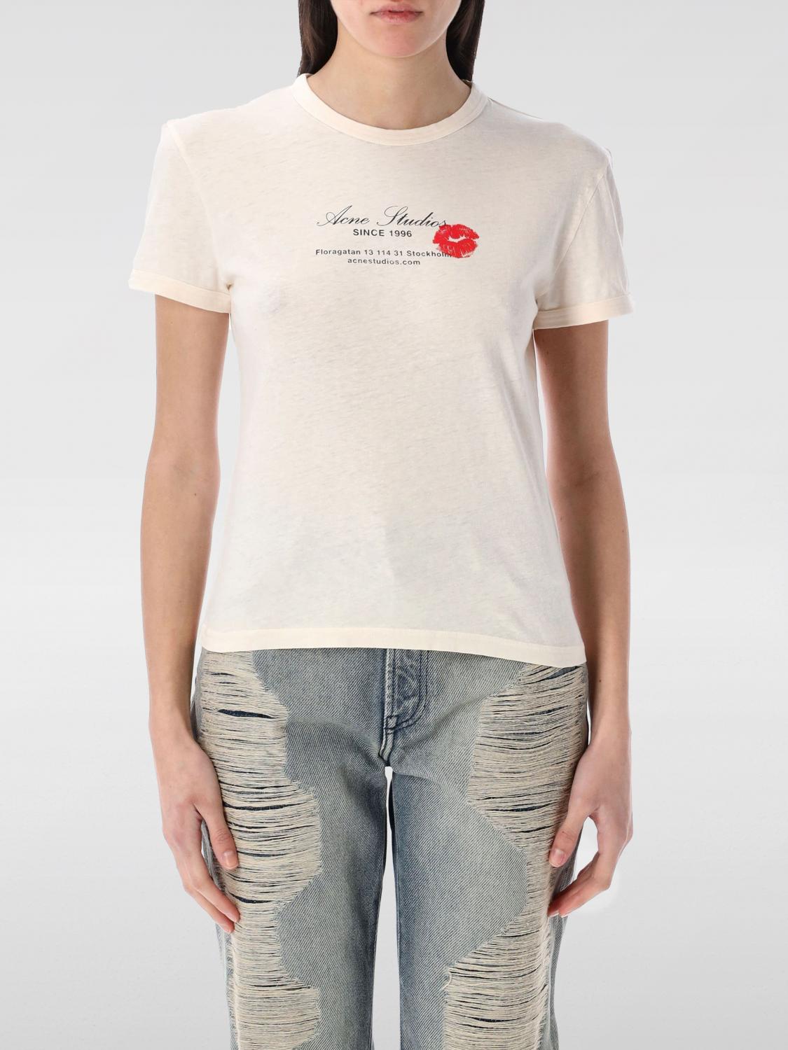 ACNE STUDIOS CAMISETA: Camiseta mujer Acne Studios, Gris - Img 1
