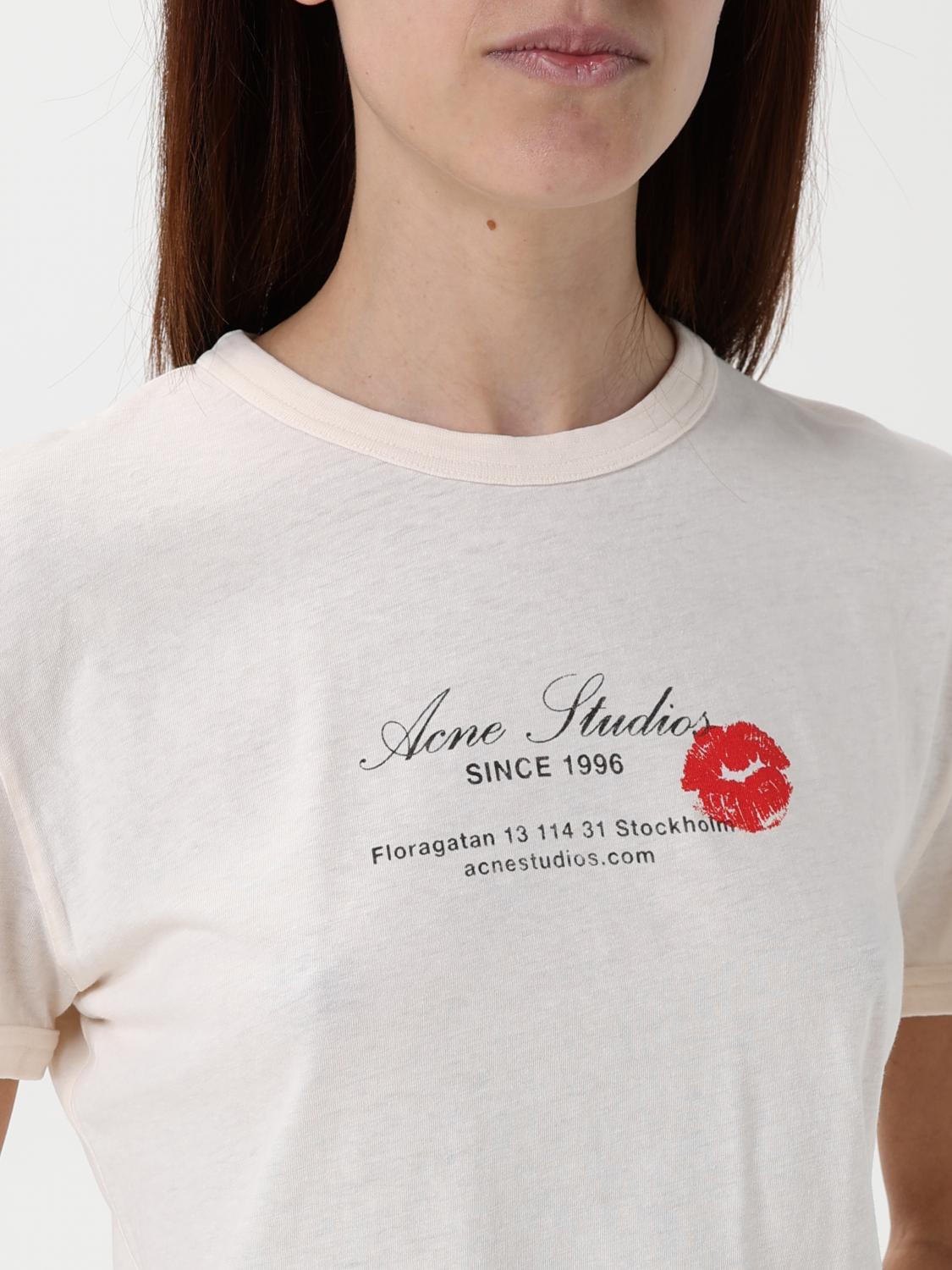 ACNE STUDIOS CAMISETA: Camiseta mujer Acne Studios, Gris - Img 5