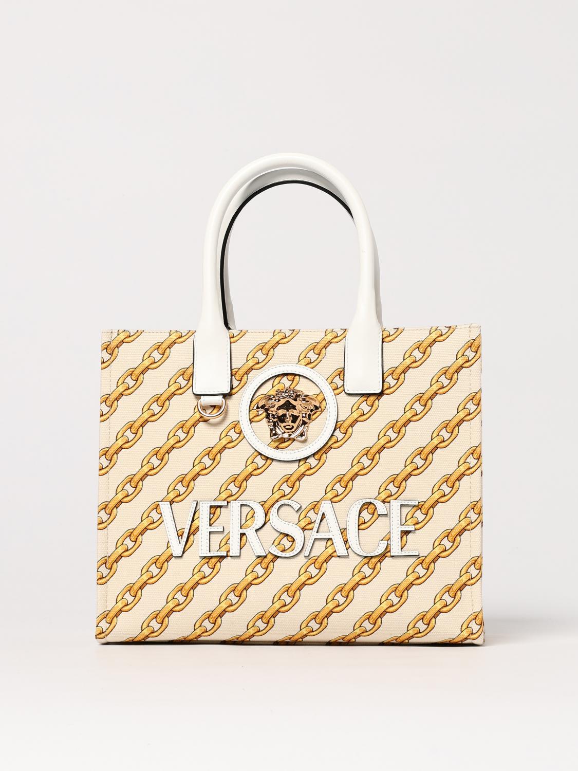 VERSACE HANDBAG: Handbag woman Versace, White - Img 1