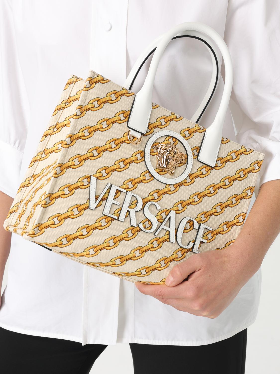 VERSACE HANDBAG: Handbag woman Versace, White - Img 2