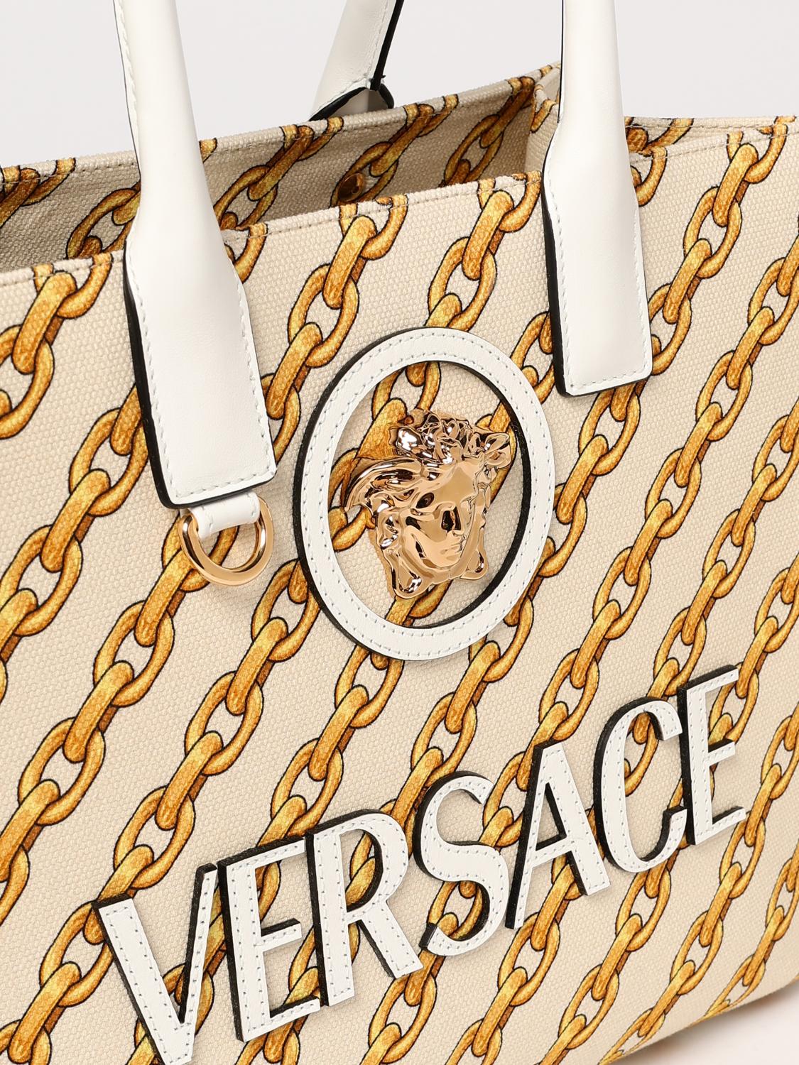 VERSACE HANDBAG: Handbag woman Versace, White - Img 4