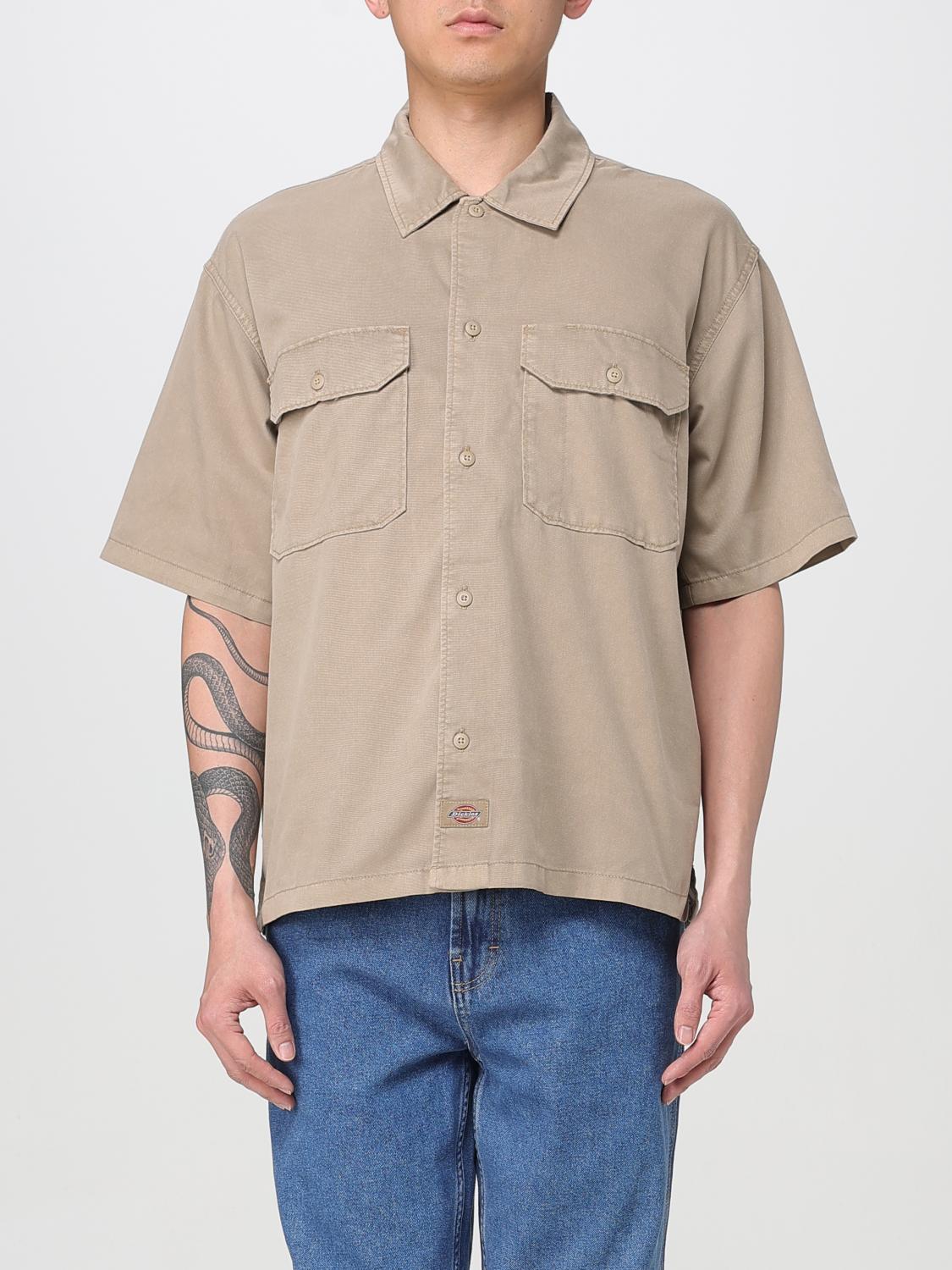DICKIES CAMICIA: Camicia Dickies in misto cotone , Sabbia - Img 1