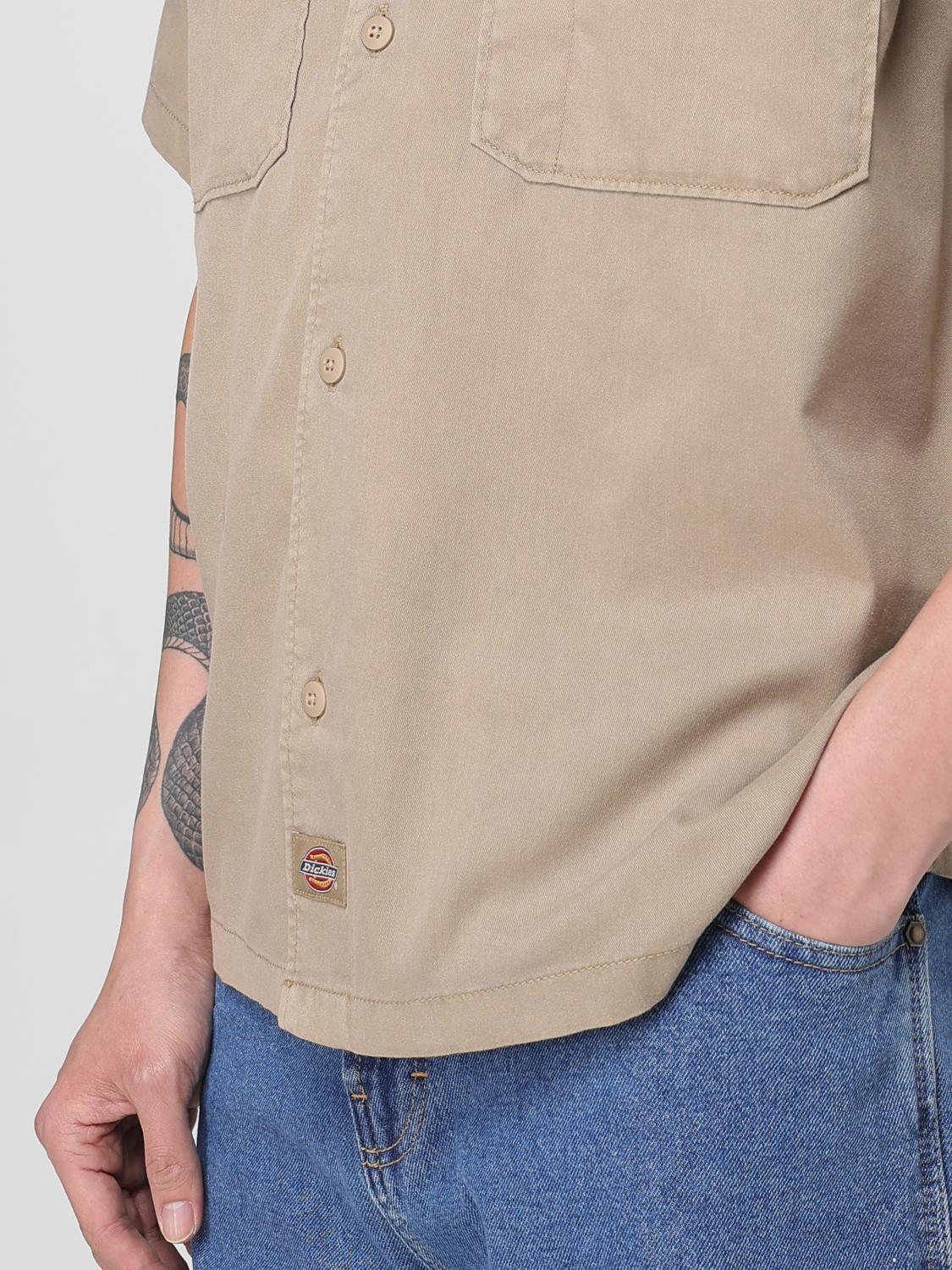 DICKIES CAMICIA: Camicia Dickies in misto cotone , Sabbia - Img 3
