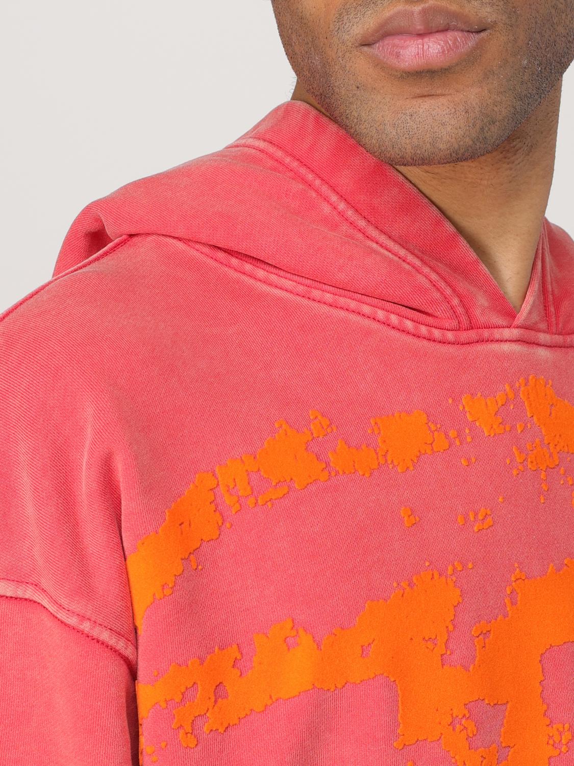 DIESEL SWEATSHIRT: Sweatshirt men Diesel, Red - Img 3