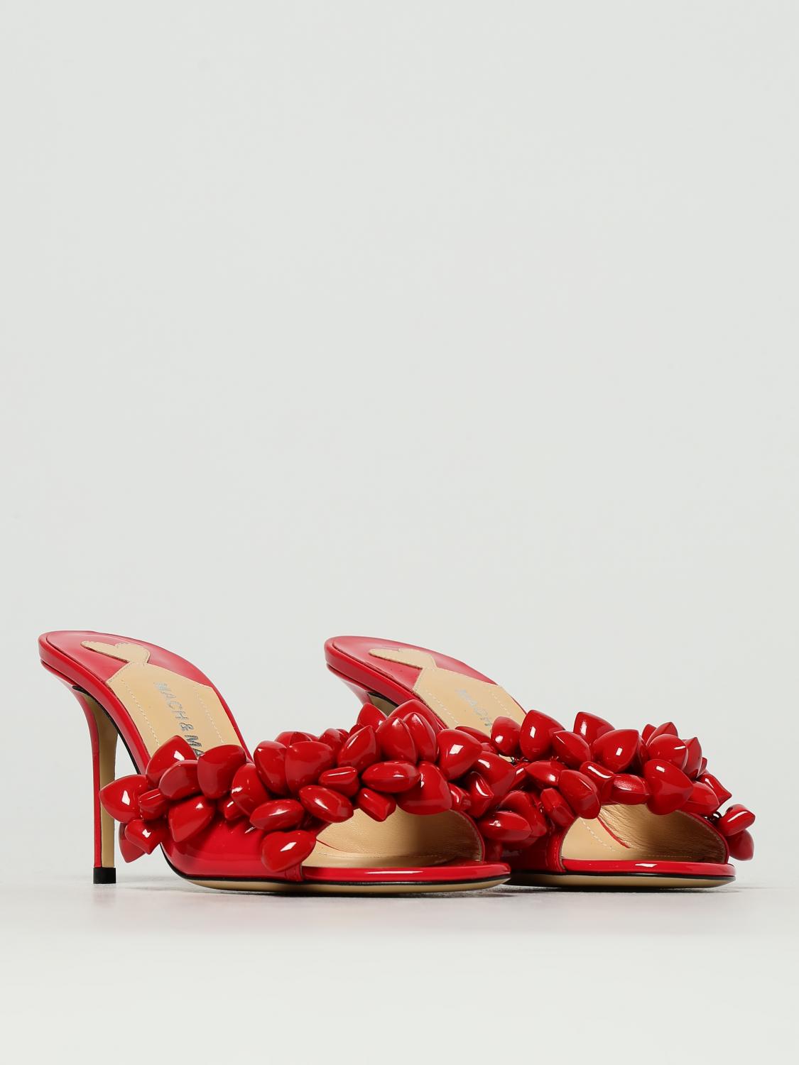 MACH&MACH SANDALEN MIT ABSATZ: Flache sandalen damen Mach&mach, Rot - Img 2