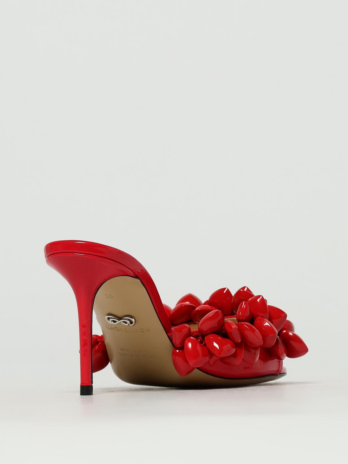 MACH&MACH SANDALEN MIT ABSATZ: Flache sandalen damen Mach&mach, Rot - Img 3