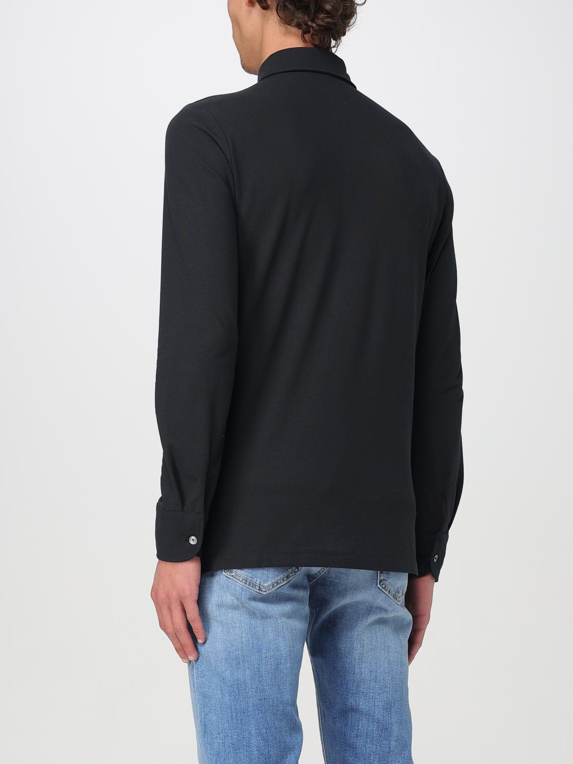 ZANONE POLO: Jersey hombre Zanone, Negro - Img 2