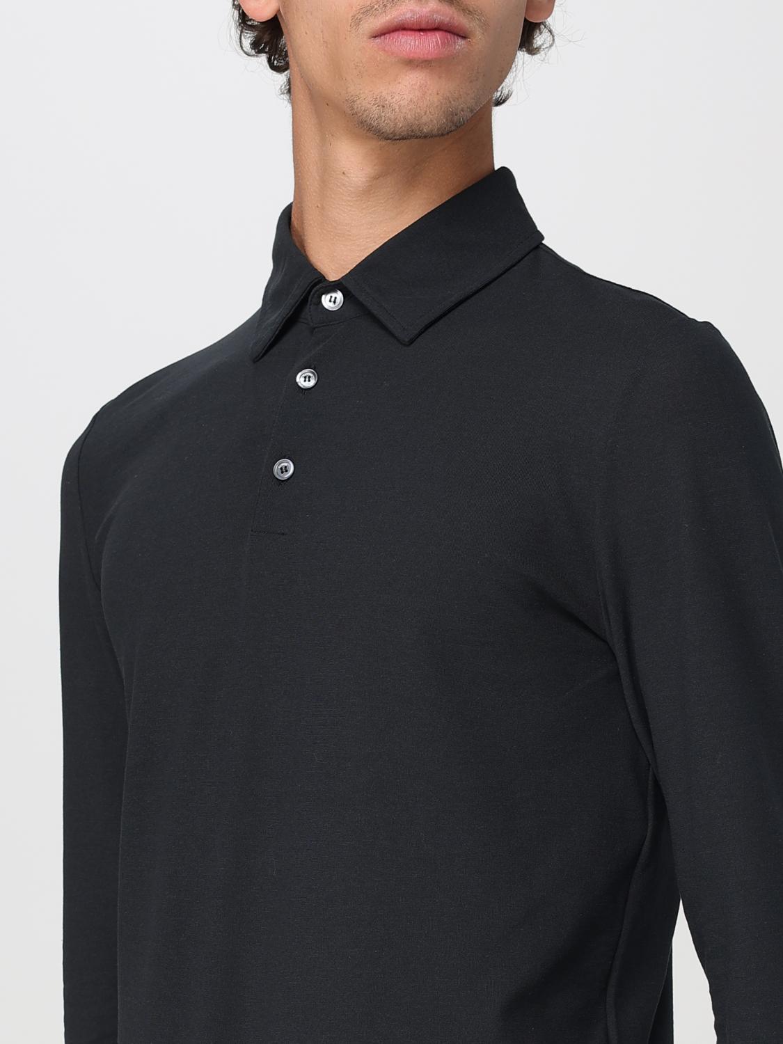 ZANONE POLO: Jersey hombre Zanone, Negro - Img 3