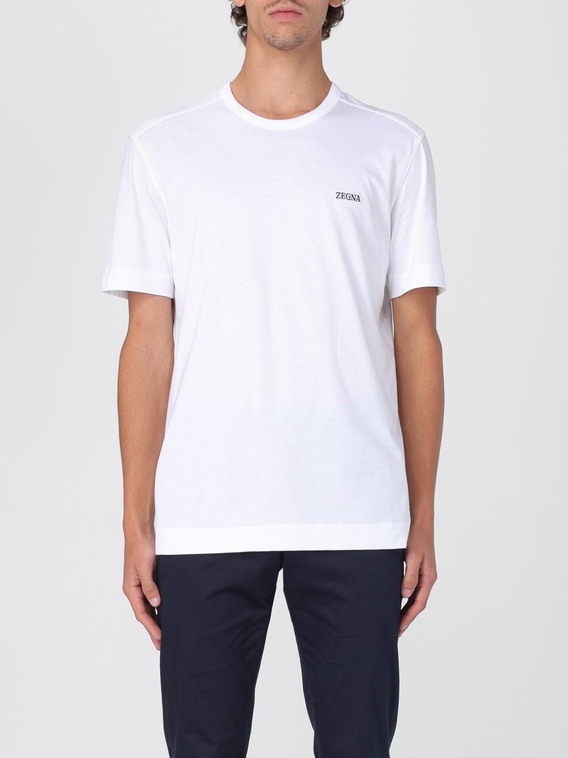 ZEGNA T-SHIRT: T-shirt men Zegna, White - Img 1