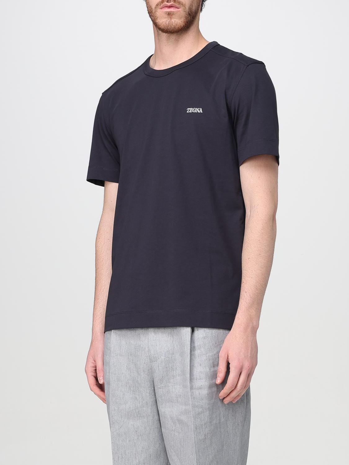 ZEGNA T-SHIRT: T-shirt herren Zegna, Blau - Img 4