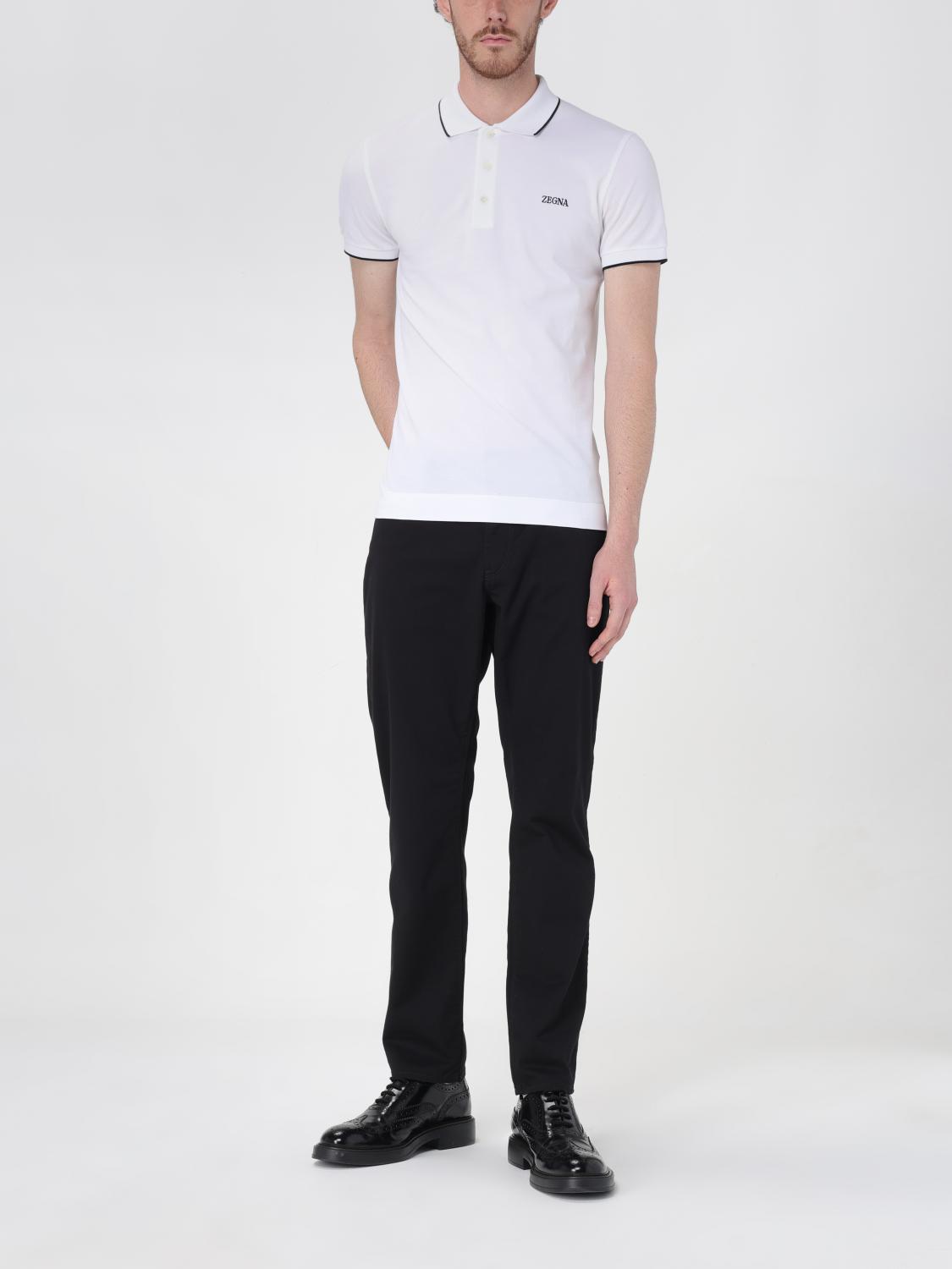 ZEGNA POLO: Polo hombre Zegna, Blanco - Img 2