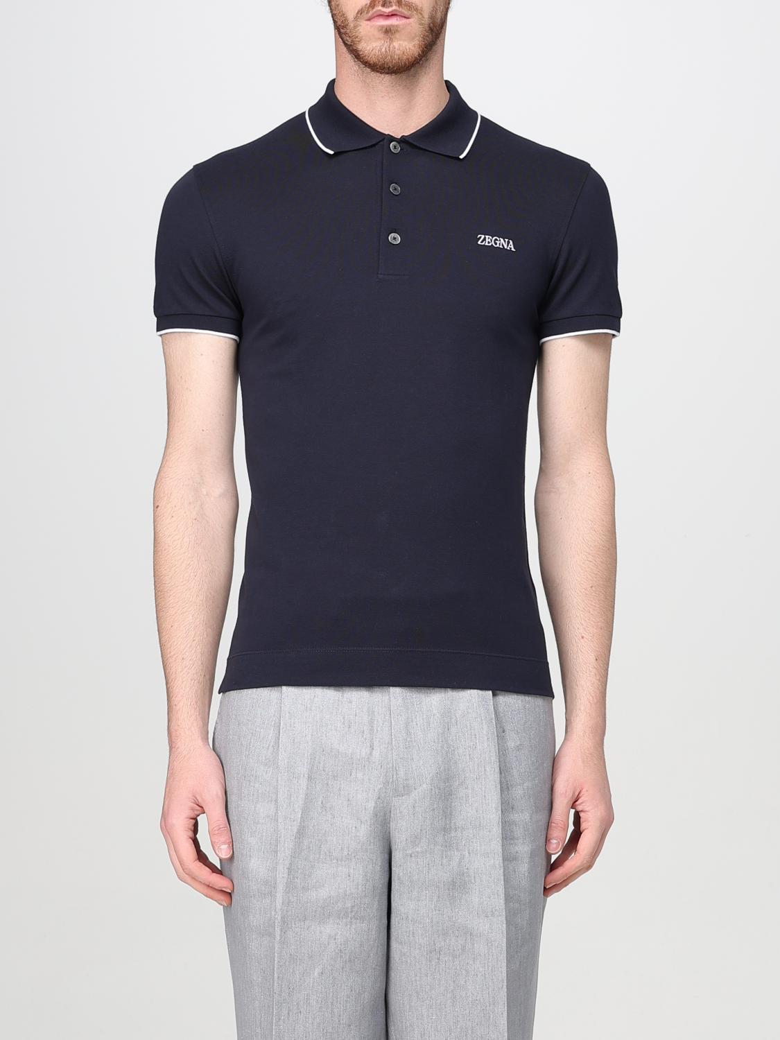 ZEGNA POLO: Polo herren Zegna, Blau - Img 1