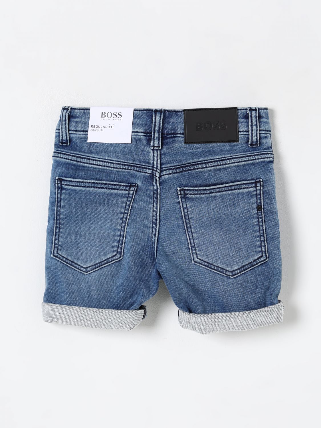 BOSS SHORTS: Shorts kids Boss, Grey - Img 2