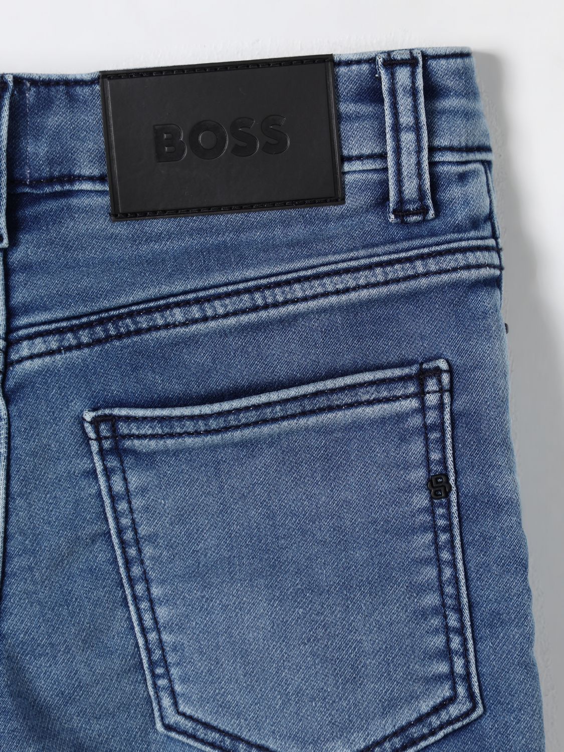 BOSS SHORTS: Shorts kids Boss, Grey - Img 3