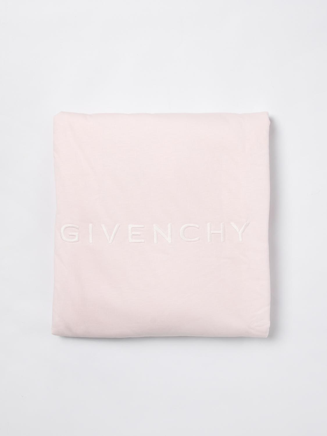 GIVENCHY COPERTINA: Copertina in cotone con logo Givenchy, Rosa - Img 1