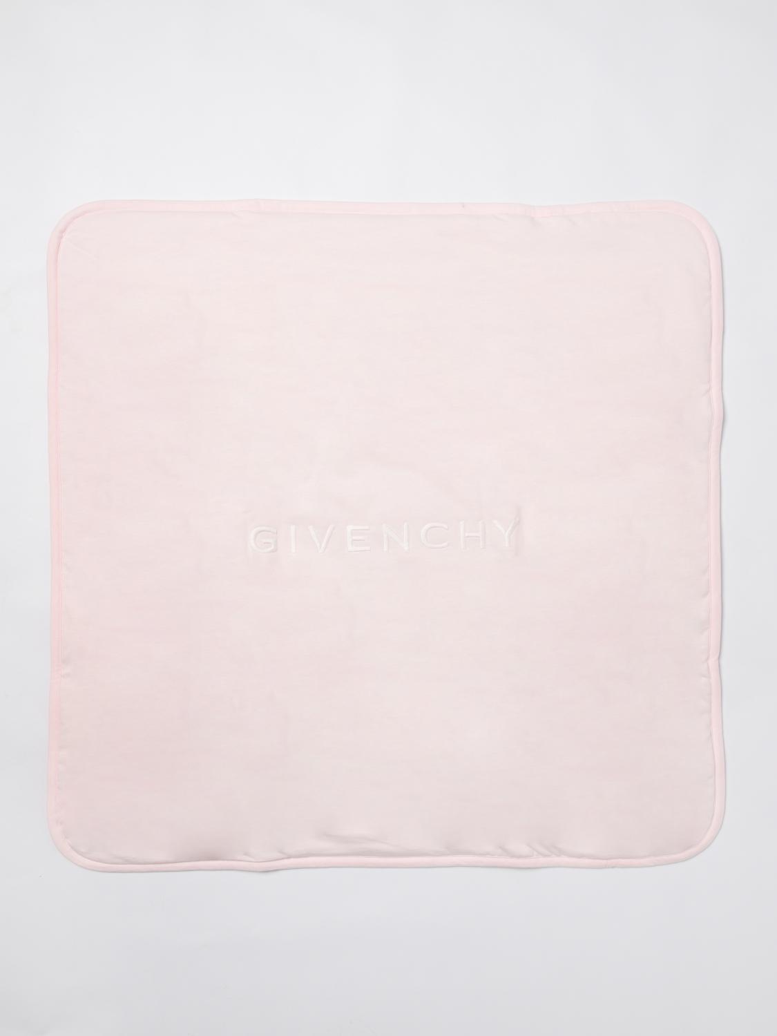 GIVENCHY COPERTINA: Copertina in cotone con logo Givenchy, Rosa - Img 2