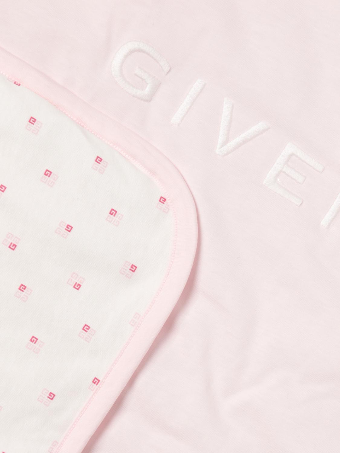GIVENCHY COPERTINA: Copertina in cotone con logo Givenchy, Rosa - Img 3