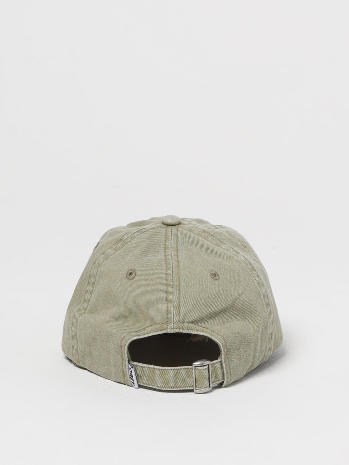 OBEY CAPPELLO: Cappello Obey in cotone , Kaki - Img 3