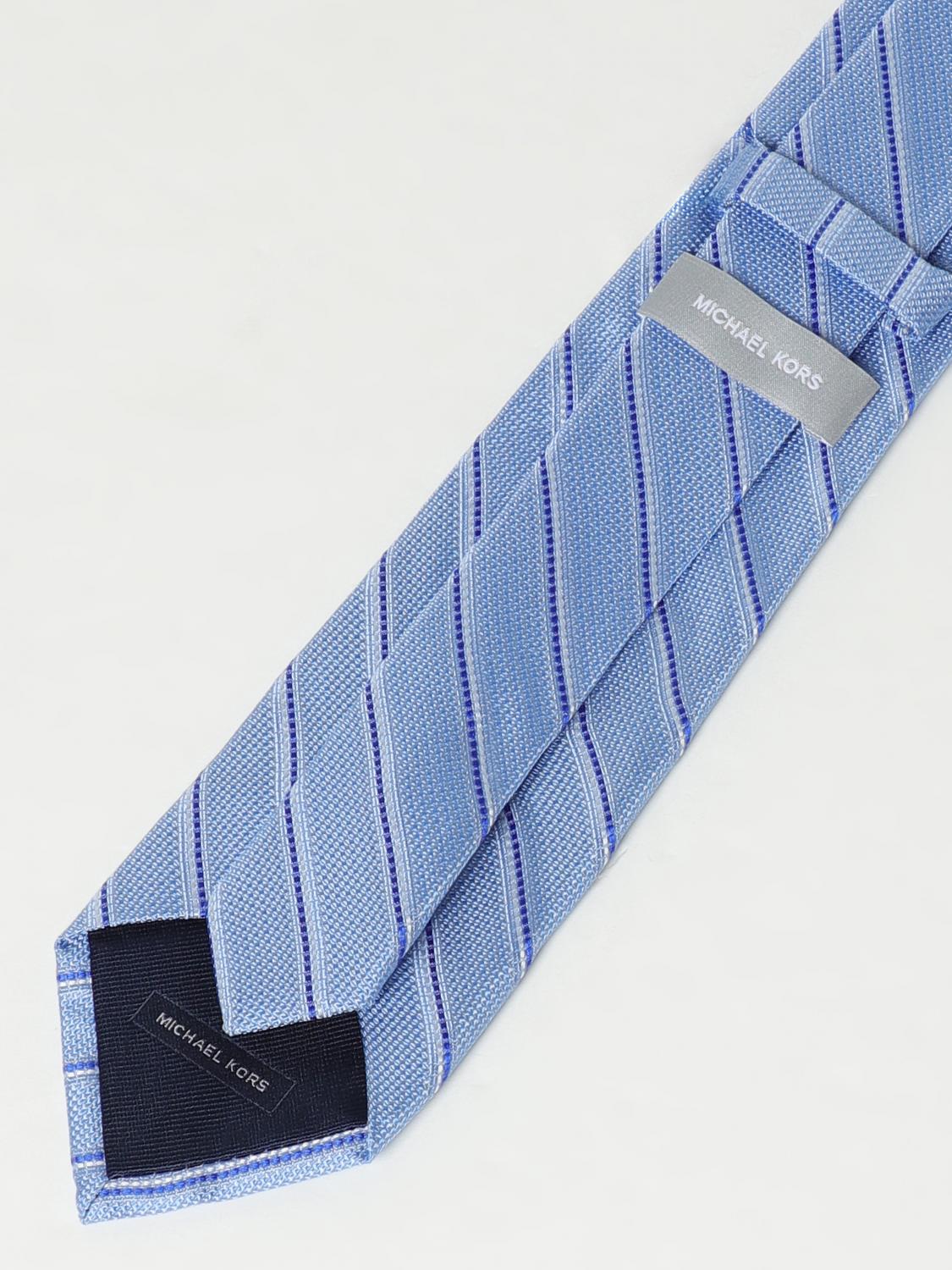 MICHAEL KORS CRAVATTA: Cravatta in seta regimental Michael Kors, Blue 1 - Img 2