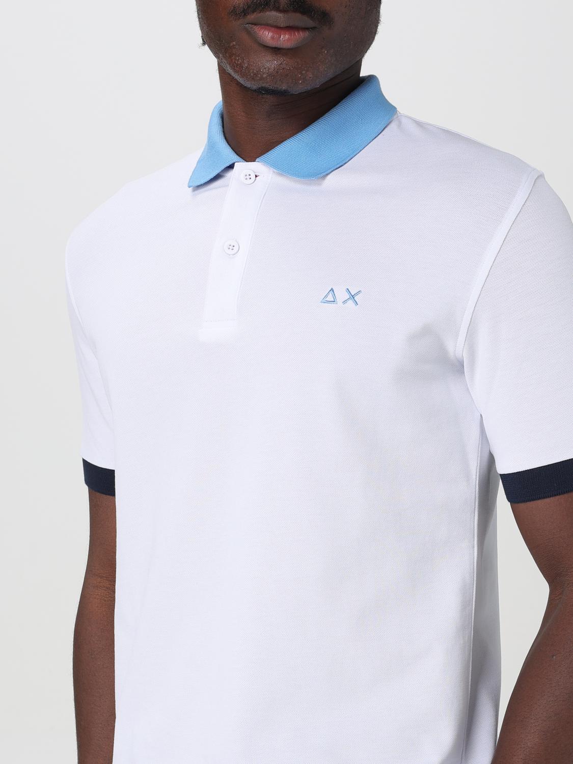 SUN68 POLO SHIRT: Polo shirt men SUN68, White - Img 3