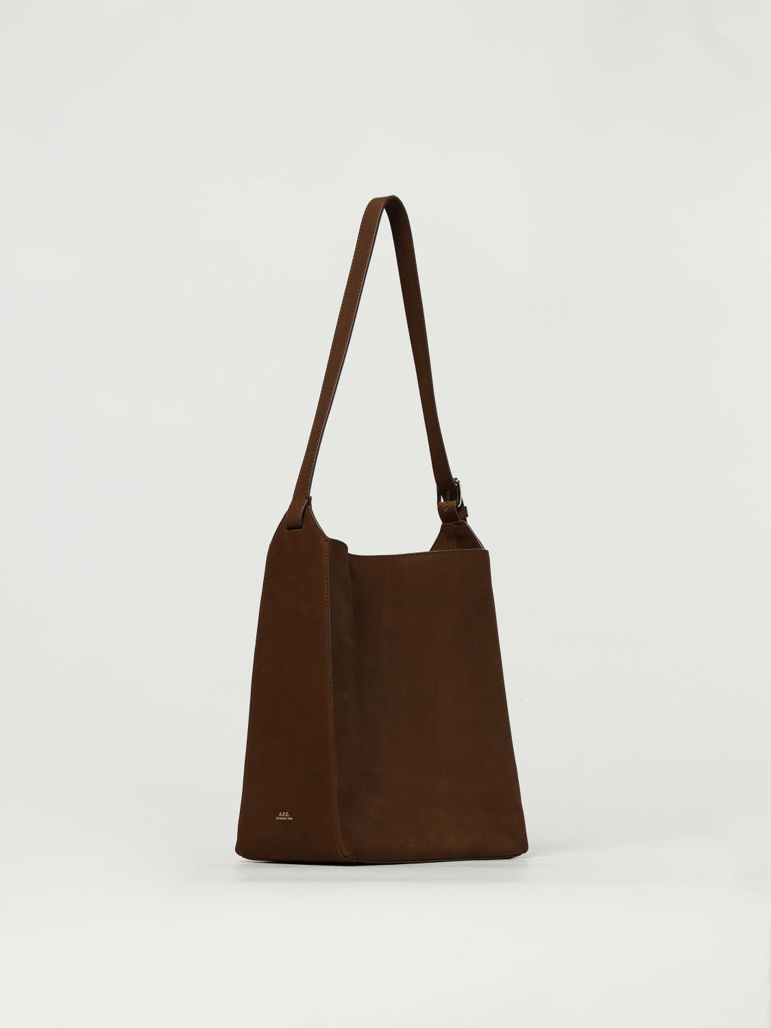 A.P.C. HANDBAG: Handbag woman A.P.C., Brown - Img 2
