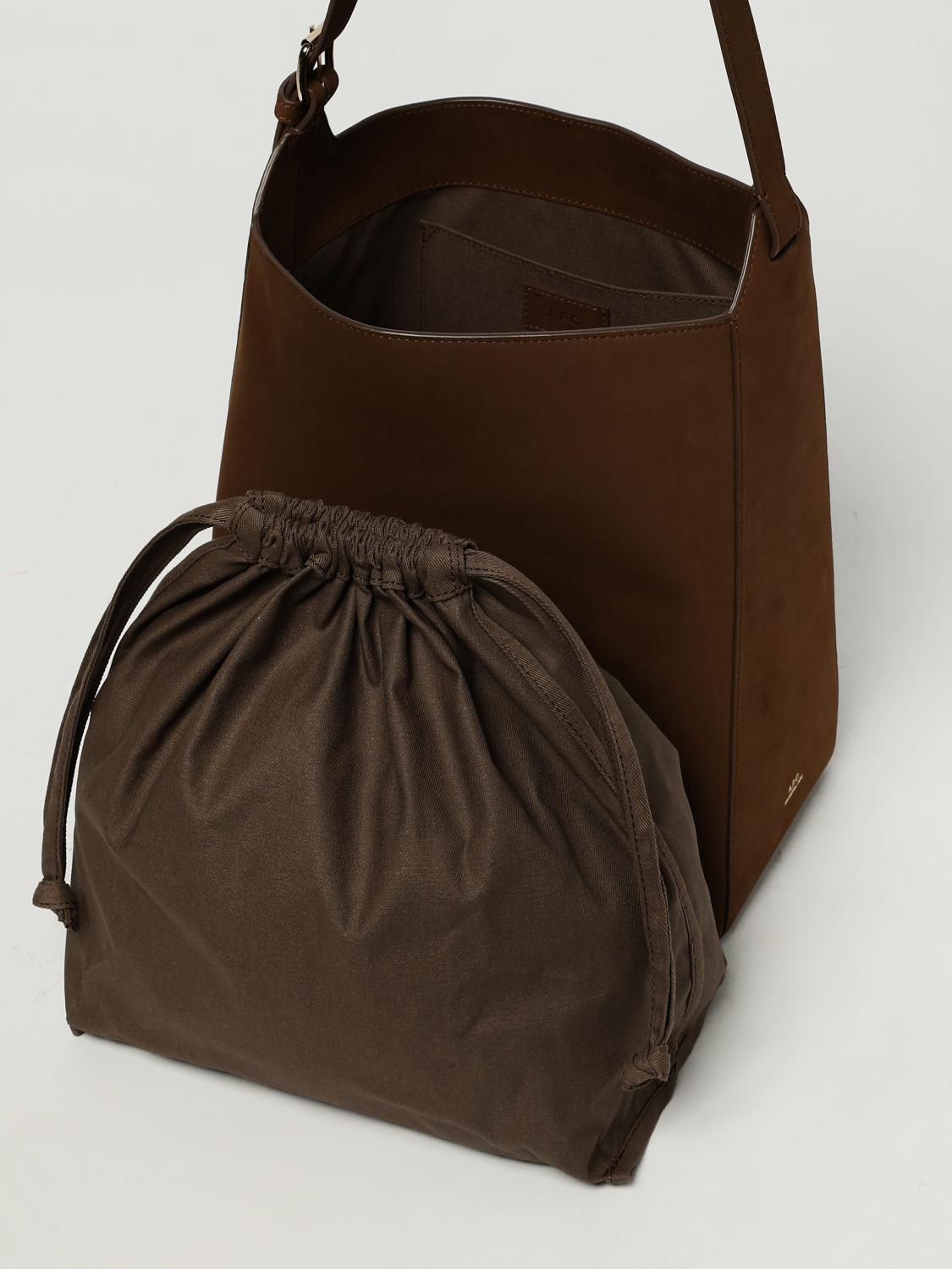 A.P.C. HANDBAG: Handbag woman A.P.C., Brown - Img 3