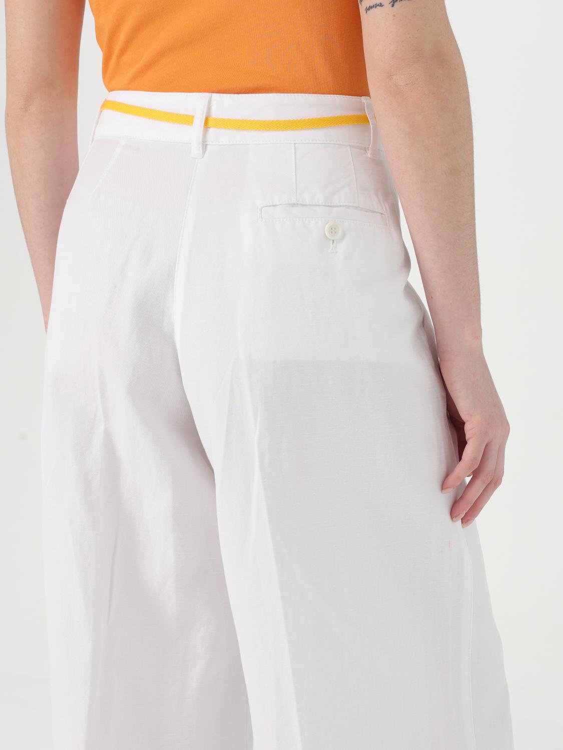 ASPESI PANTALONI: Pantalone Aspesi in cotone e lino , Bianco - Img 4
