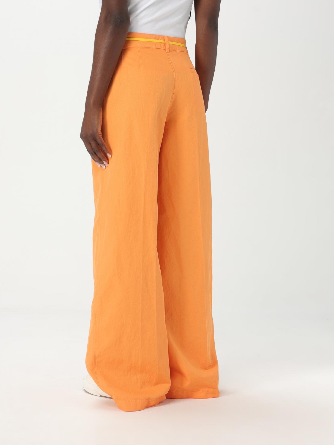 ASPESI PANTALONI: Pantalone Aspesi in cotone e lino , Arancione - Img 2
