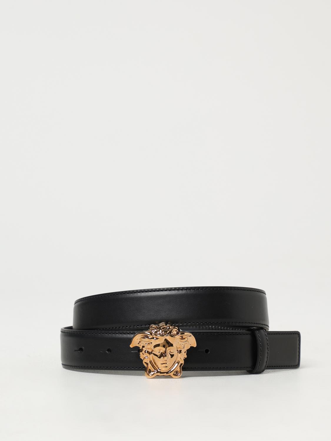 VERSACE РЕМЕНЬ: Ремень Мужское Versace, Черный - Img 1
