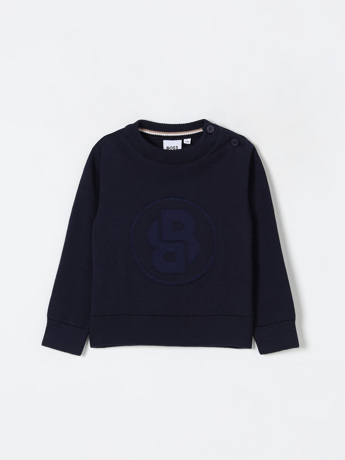 BOSS PULLOVER: Pullover kinder Boss, Blau - Img 1