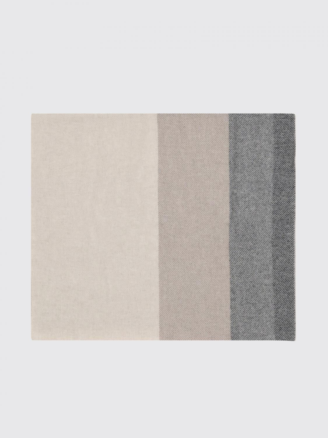 BRUNELLO CUCINELLI SCARF: Scarf men Brunello Cucinelli, Grey - Img 1