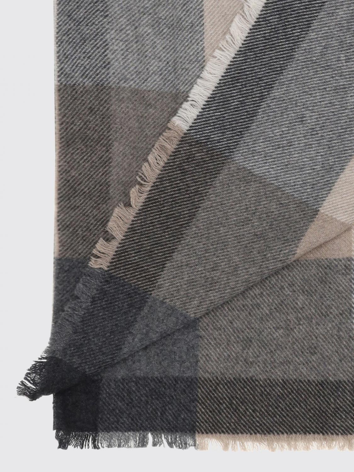 BRUNELLO CUCINELLI SCARF: Scarf men Brunello Cucinelli, Grey - Img 3