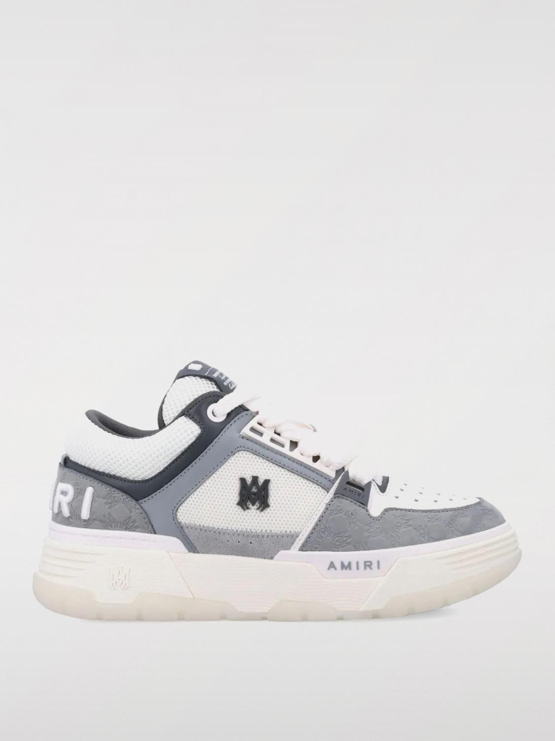 AMIRI SNEAKERS: Sneakers MA-1 Amiri in pelle e mesh , Grigio - Img 1
