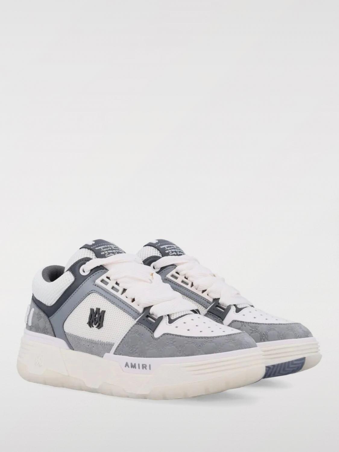 AMIRI SNEAKERS: Sneakers MA-1 Amiri in pelle e mesh , Grigio - Img 2