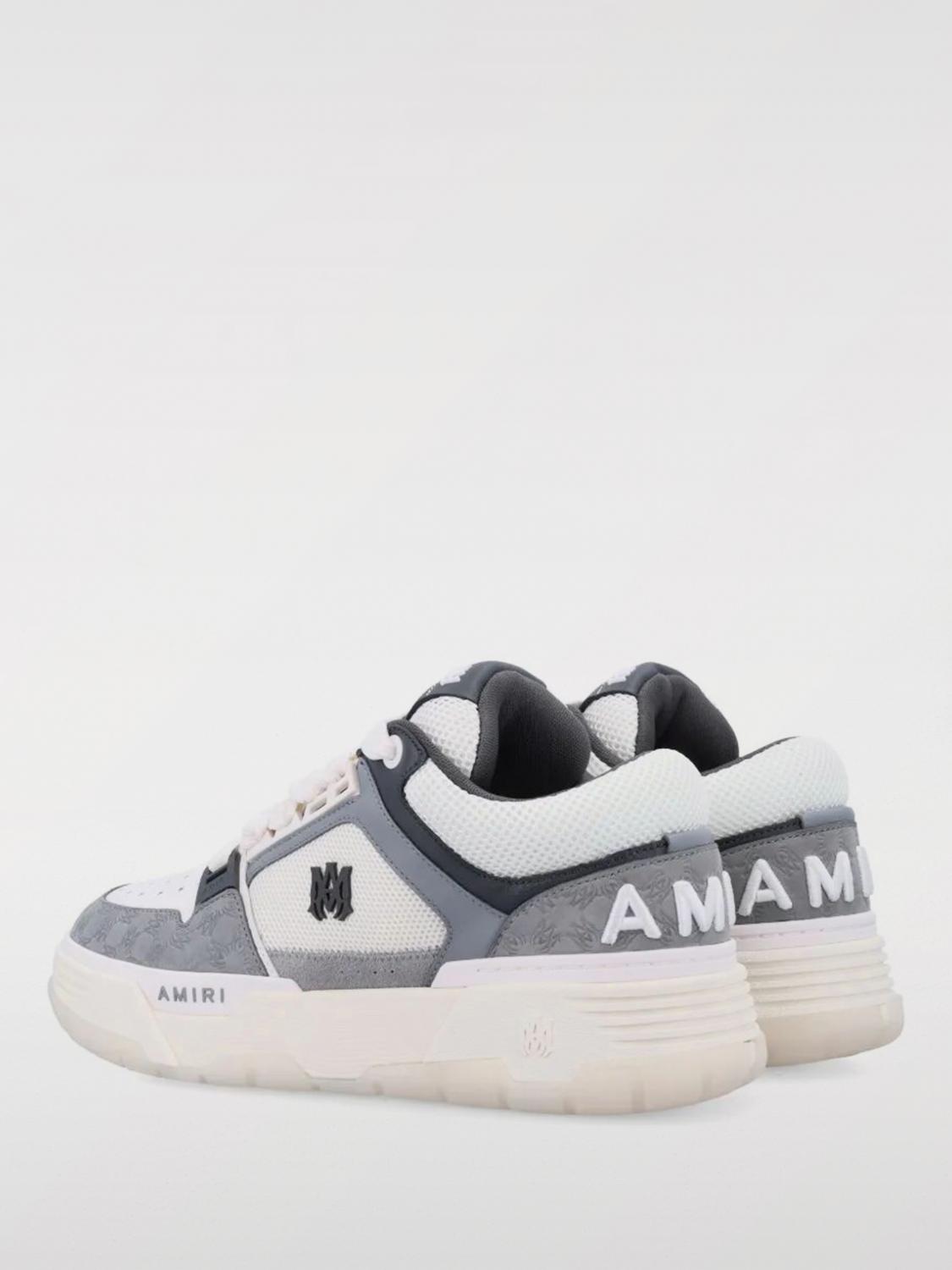 AMIRI SNEAKERS: Sneakers MA-1 Amiri in pelle e mesh , Grigio - Img 3