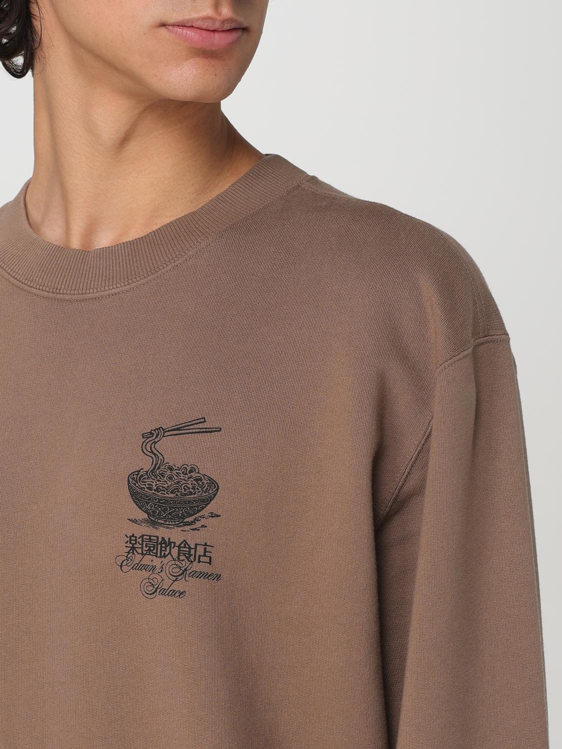 EDWIN SWEATSHIRT: Sweatshirt men Edwin, Brown - Img 4