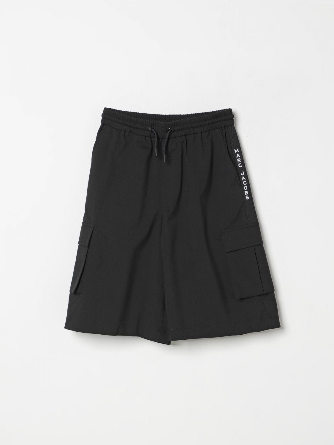 LITTLE MARC JACOBS SHORTS: Shorts kids Little Marc Jacobs, Black - Img 1