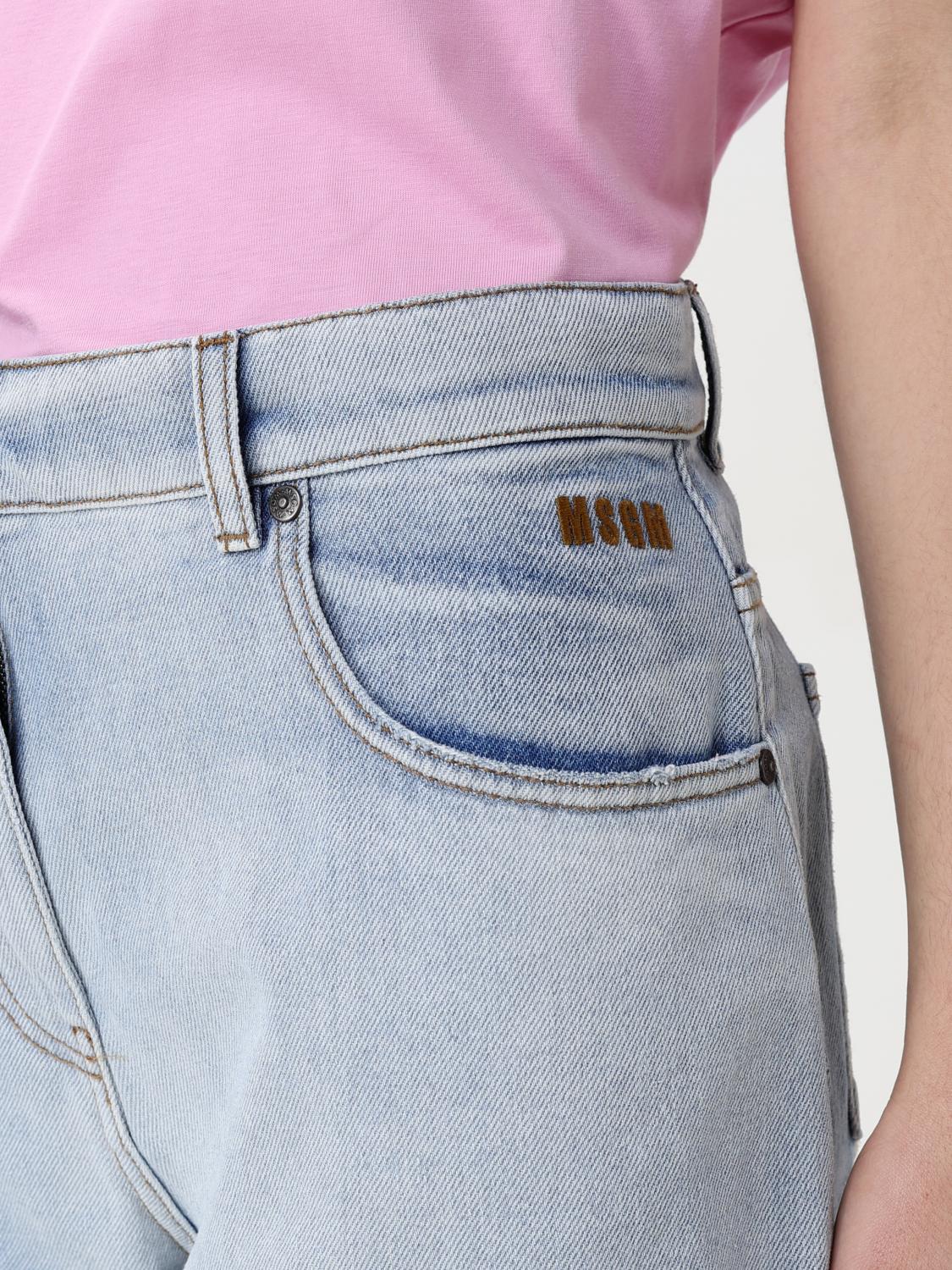MSGM SHORTS: Shorts damen MSGM, Blau - Img 4