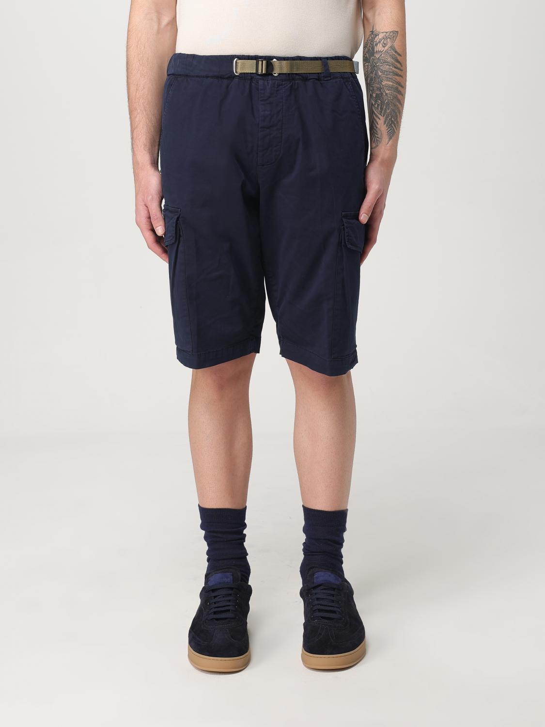 WHITE SAND PANTALONCINI: Pantaloncino cargo White Sand in cotone stretch , Blue Navy - Img 1