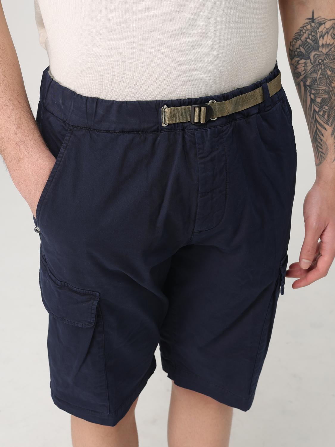 WHITE SAND PANTALONCINI: Pantaloncino cargo White Sand in cotone stretch , Blue Navy - Img 3