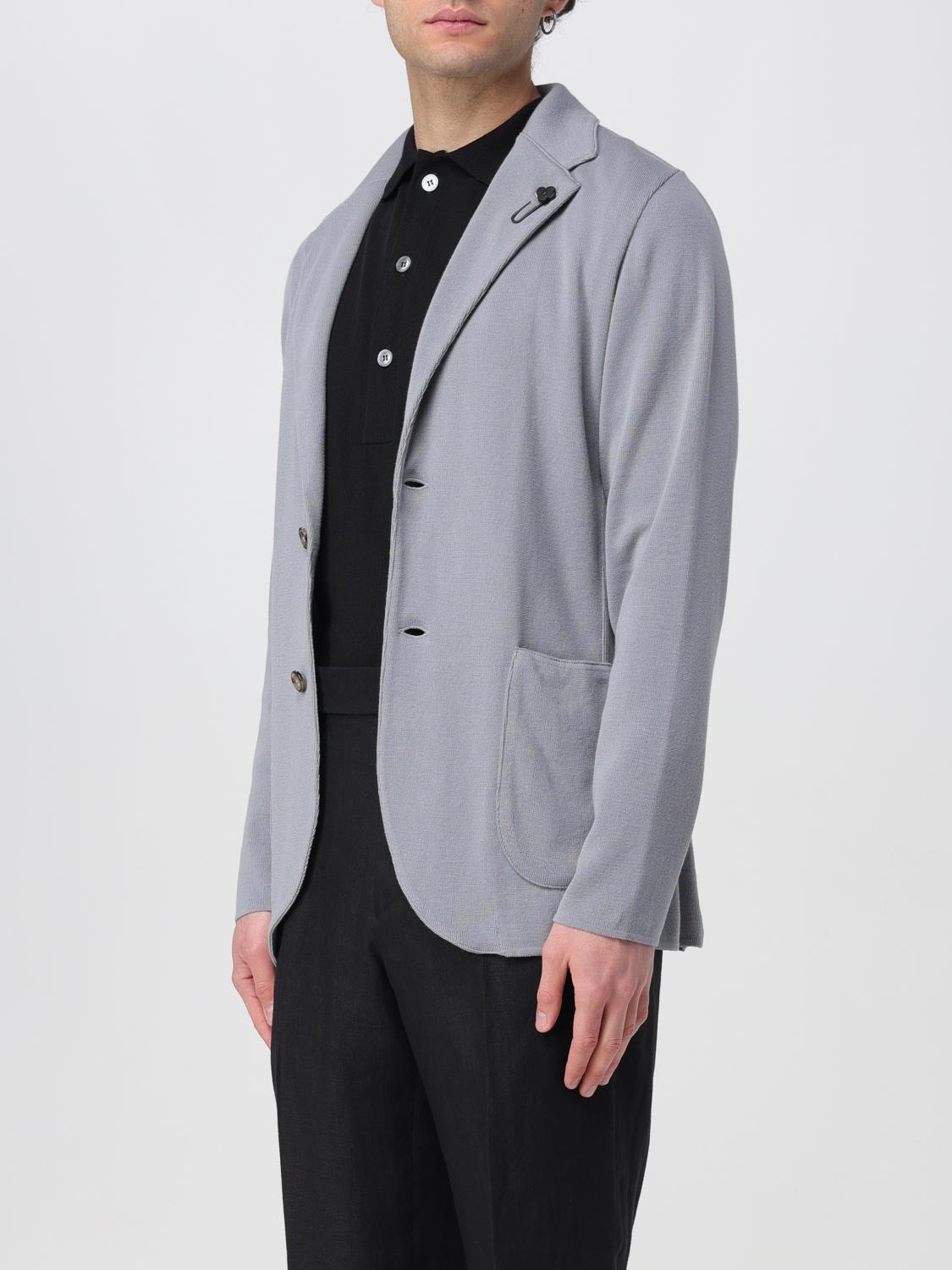 LARDINI 블레이저: 재킷 남성 Lardini, 그레이 - Img 3